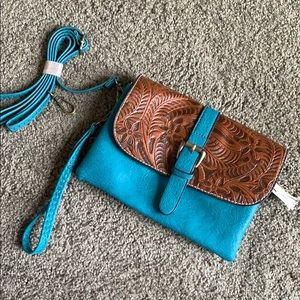 NWT turquoise purse